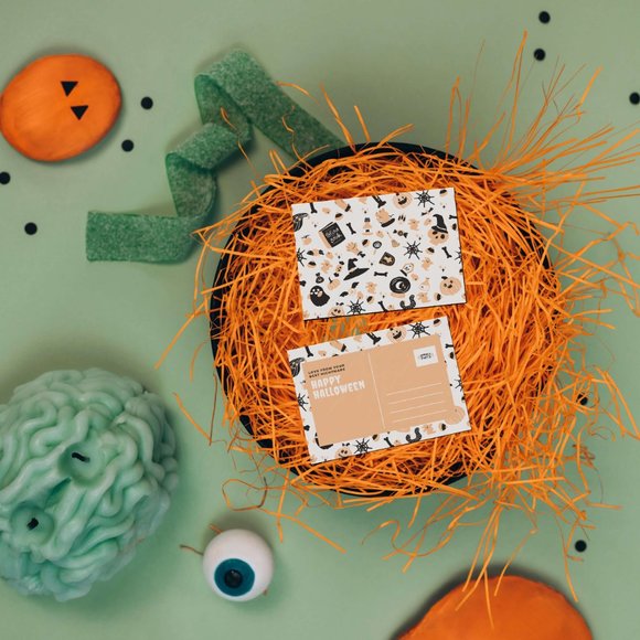 Spooky Halloween Card Set of 5 - With black envelopes - Picture 4 of 10